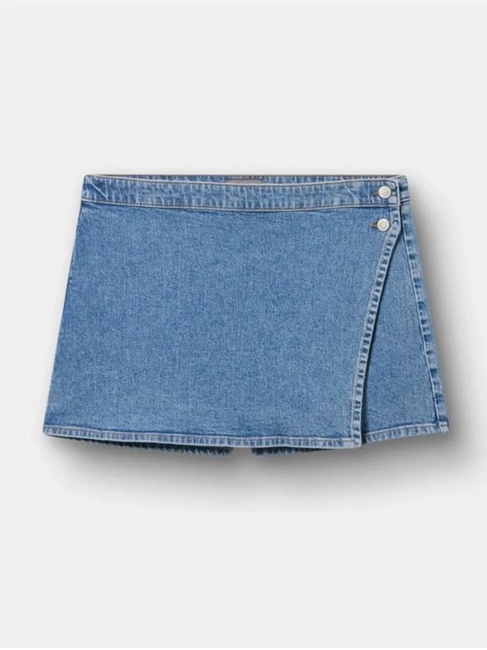 TORRID Wrap A-Line Denim Skort